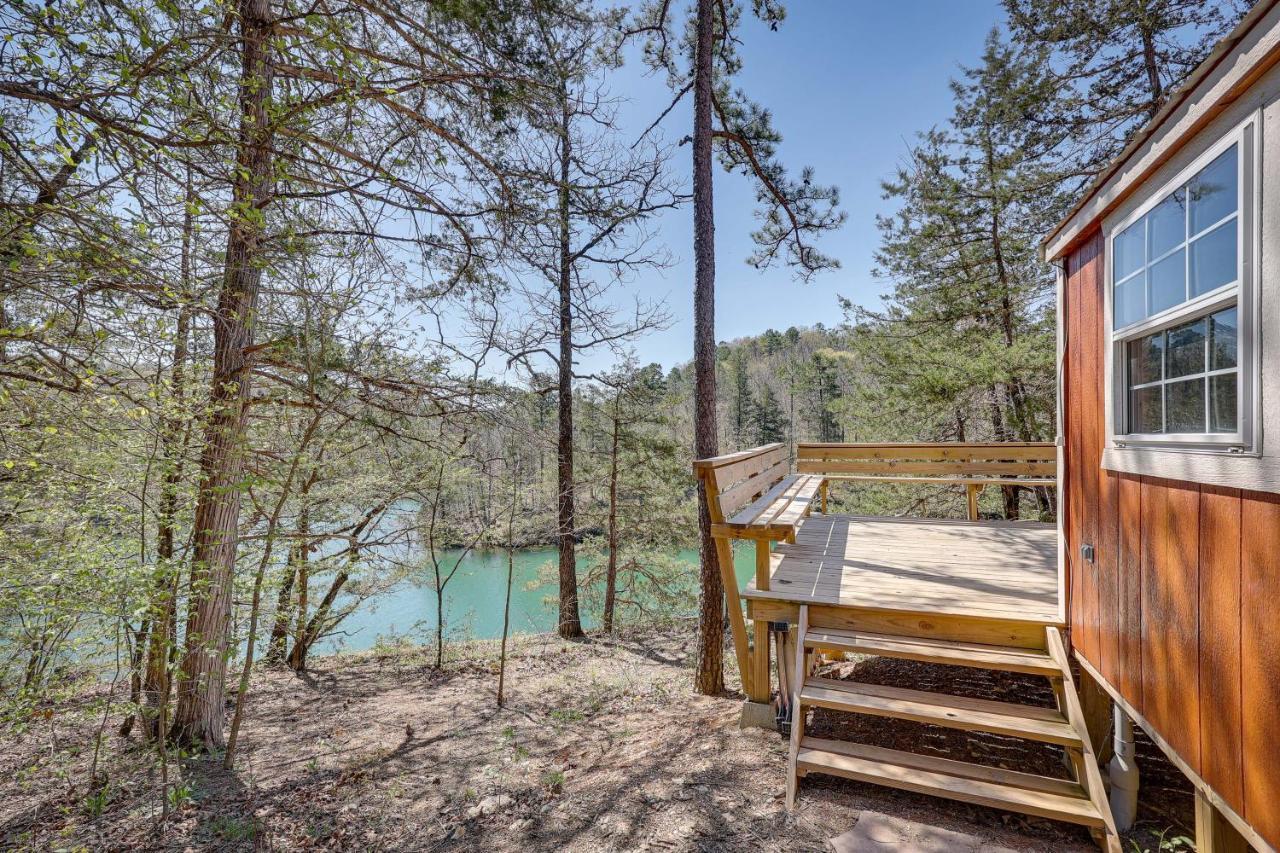 Cliffside Eureka Springs Cabin With Beaver Lake View Exterior foto